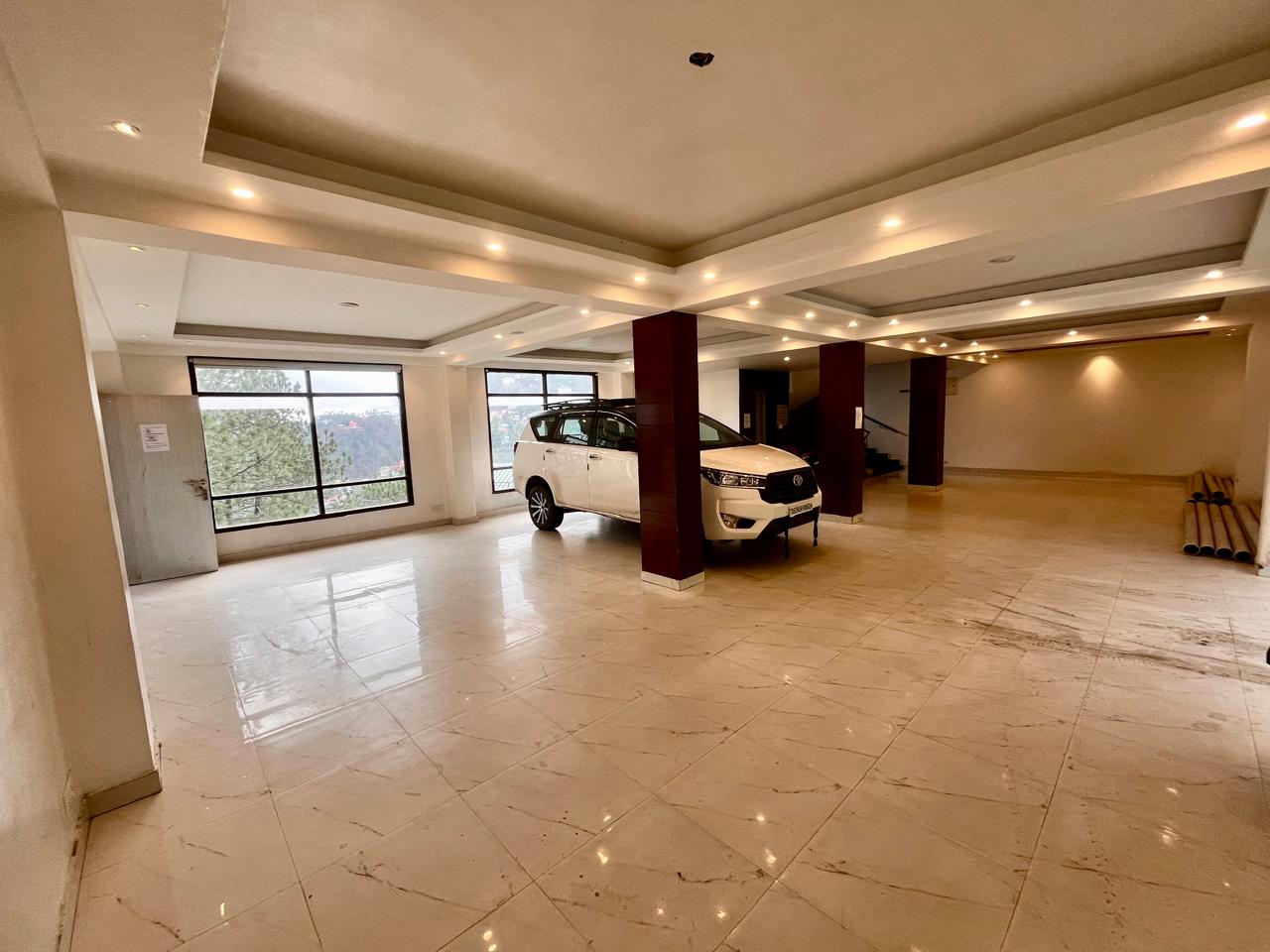 Ample covered parking