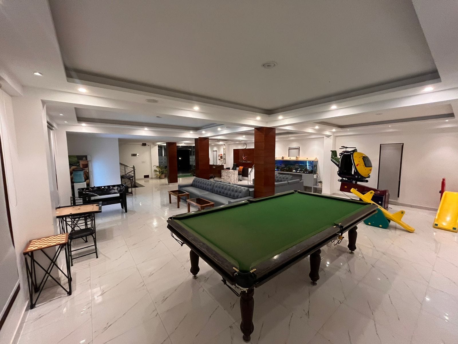Games and recreation lounge
